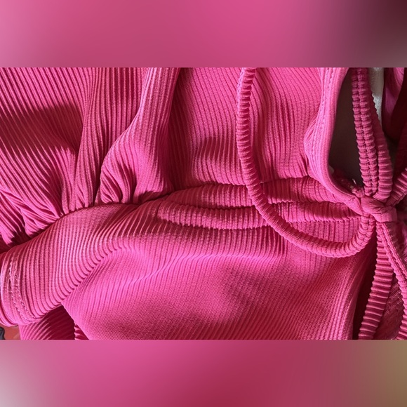 Al'MAGE Women's One Piece Swimsuit Tummy Control Swimsuits V Neck Ribbed Bathing - Picture 11 of 11